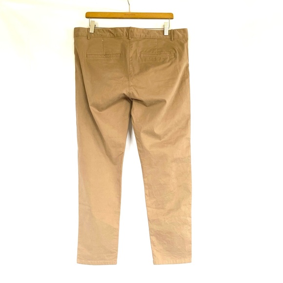 Khakis by GAP Tan Brown Chino cotton pants skinny mini size 14 light brown - Picture 2 of 12